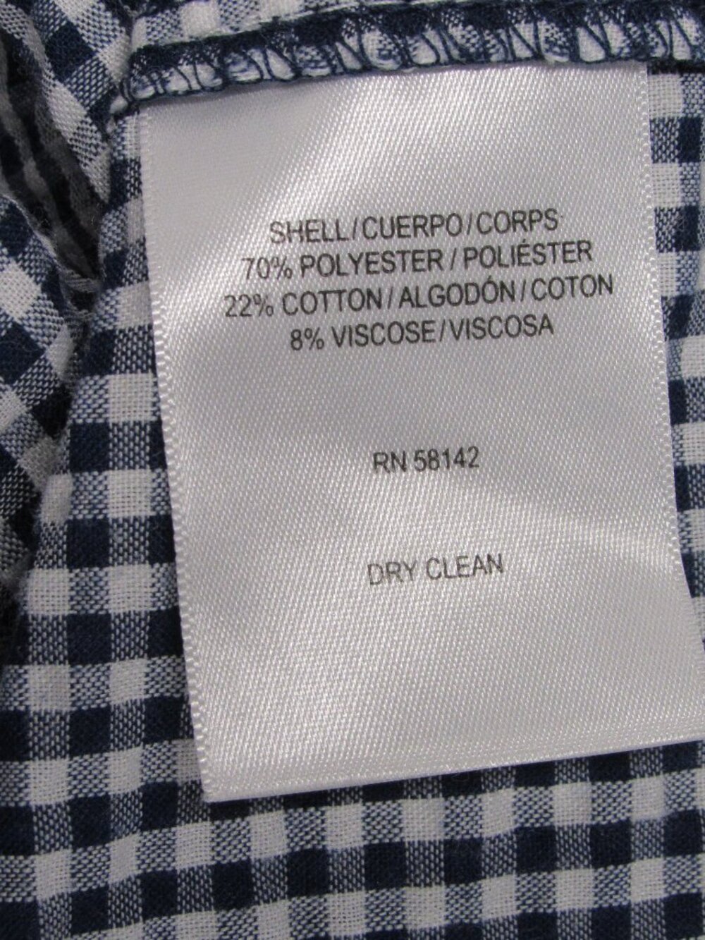 GAL MEETS GLAM Ardith Blue Gingham Seersucker Fit & Flare Midi Dress sz 8 - Picture 5 of 6